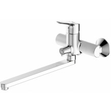 Смеситель для ванны с длинным изливом Bravat Drop F64898C-L