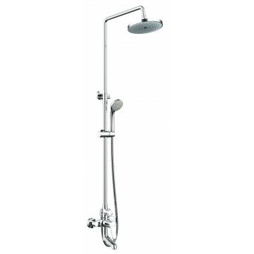 Душевая колонна со смесителем для ванны Bravat Eco F6111147C-A-RUS
