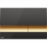 Клавиша смыва AlcaPlast Basic M1728-5, черный/золото