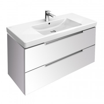 Тумба с раковиной Villeroy&Boch SUBWAY 2.0 A69610DH+71758001 Glossy White