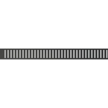 Решетка для лотков (Нержавеющая сталь матовая) AlcaPlast PURE-950BLACK