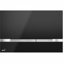 Клавиша смыва AlcaPlast Flat Color STRIPE-BLACK, черный