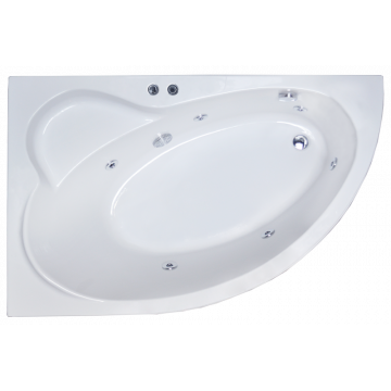 Гидромассажная ванна Royal Bath Alpine Standart 160x100x58 L