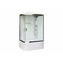 Душевая кабина Royal Bath RB 8100BP5-WT-CH (белое/прозрачное) правая