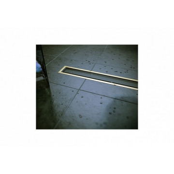 Душевой лоток 750 Pestan Confluo Premium Gold Black Glass Line 13100098