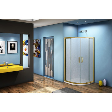 Душевой уголок Good Door JAZZE R-100 стекло Grape бронзовый профиль 6 мм