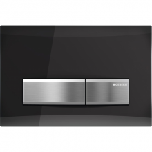 Клавиша смыва Geberit Sigma 50 115.788.SD.5 металл, зеркальное дымчатое стекло