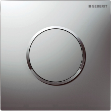 Клавиша смыва Geberit Sigma 10 116.015.KH.1, хром глянец, для писсуаров