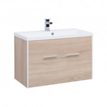 Тумба с раковиной Aquanet Августа 90 белый 210031+204119
