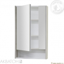 Зеркальный шкаф Акватон Рико 50 1A212302RIB90 белый/ясень фабрик