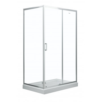 Душевой уголок  Aquanet SD-1400A 80+SP-0800A, прозрачное стекло 209408+209409