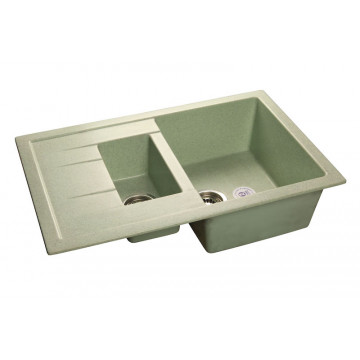 Кухонная мойка GranFest Quadro GF-Q775KL 77,5х50 см, салатовый