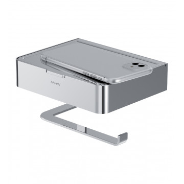 Держатель туалетной бумаги AM.PM Inspire V2.0 A50A341500 с полочкой