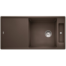 Кухонная мойка Blanco Axia III XL 6 S с доской из стекла, кофе