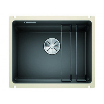 Кухонная мойка Blanco Etagon 500-U Ceramic PuraPlus, базальт