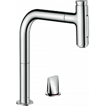 Смеситель для кухни Hansgrohe Metris Select M71 73818000 Хром