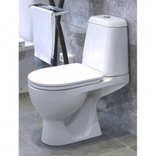 Унитаз-компакт Sanita Luxe Max с сиденьем SoftClose WC.CC/Max/2-DM/WHT.G/S1