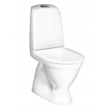 Унитаз напольный Gustavsberg Nautic 1510 GB111500201205 Hygienic Flush + 9M26S10 крышка-сиденье микролифт