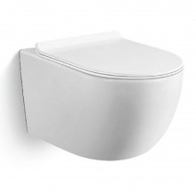 Унитаз подвесной Black & White Universe W-701 белый