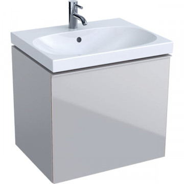Тумба подвесная Geberit Acanto 60 500.609.JL.2, глянцевое стекло/песчаный