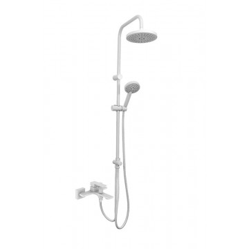 Душевая система Orange Lutz M04-932w белый глянцевый