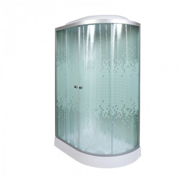 Душевая кабина Deto L 902 L с гм. и эл. 120x80