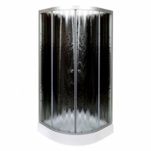 Душевая кабина Deto L 809 N с гидромассажем BLACK 90x90