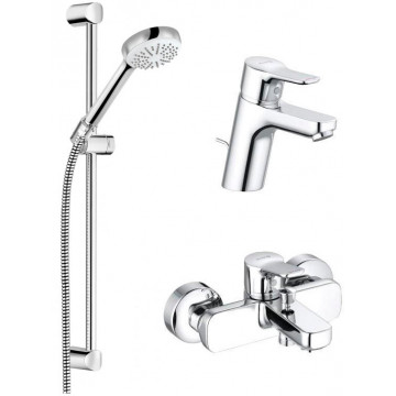 Набор смесителей для ванны 3 в 1 Kludi Pure&Easy 376850565 хром