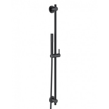 Душевой гарнитур Kludi Nova Fonte Puristic 2084039-15 черный матовый
