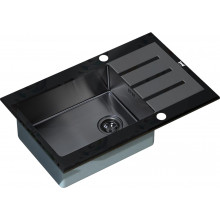 Мойка для кухни Zorg GL-7851-BLACK-GRAFIT черный/графит
