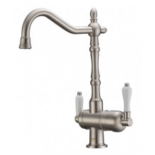 Смеситель для кухни Zorg ZR 326 YF NICKEL никель