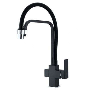 Смеситель для кухни Zorg ZR 341-6 YF BLACK черный