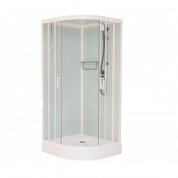 Душевая кабина Frank F409/1 White 90х90
