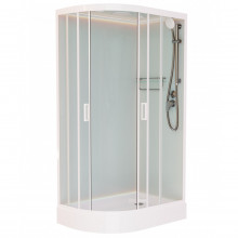 Душевая кабина Frank F412R White правая 120х80
