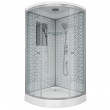 Душевая кабина Niagara Luxe NG-7702W 100х100 хром