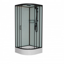 Душевая кабина Frank F409/1 Black 90х90