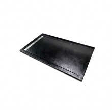 Душевой поддон WeltWasser WW TRS 10080 Stone-BL 100х80 черный с сифоном