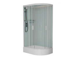 Душевая кабина Frank F412/1L White левая 120х80