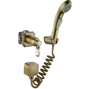 Гигиенический душ Elghansa Terrakotta 34C0786-Bronze (Set-41) со смесителем бронза