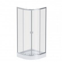 Душевой уголок Am.Pm X-Joy W88E-205-080MT c поддоном 80х80 хром матовый