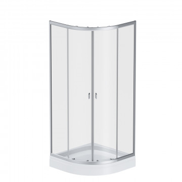 Душевой уголок Am.Pm X-Joy W88E-205-080MT c поддоном 80х80 хром матовый
