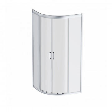 Душевой уголок Am.Pm Gem W90G-401-100WT 100х100 матовое серебро