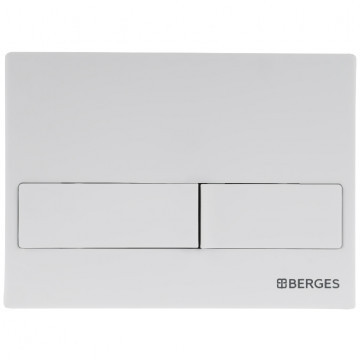 Клавиша смыва Berges Novum L4 040014 Soft Touch белый