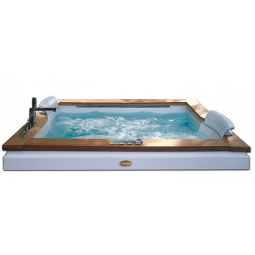 Акриловая ванна Jacuzzi Aura Plus 9F43337A 180х150 с гидромассажем венге