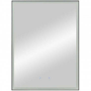 Зеркало Art&Max Arezzo AM-Are-600-800-DS-FC-H-Nero с подсветкой черный