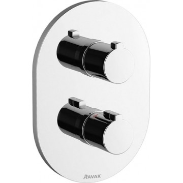 Смеситель для ванны Ravak Chrome CR 067.00 X070075 с термостатом хром