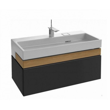Тумба с раковиной Jacob Delafon Terrace  EB1187-M61/EXC9112-00 черный мягкий