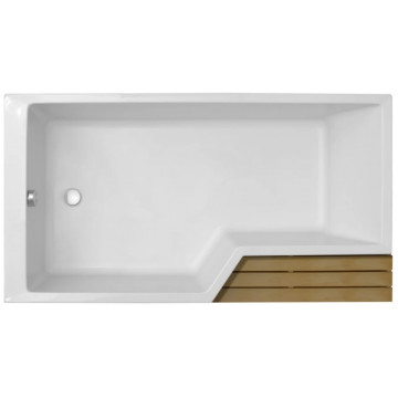 Акриловая ванна Jacob Delafon Bain Douche Neo E6D004L-00 180x90 левая