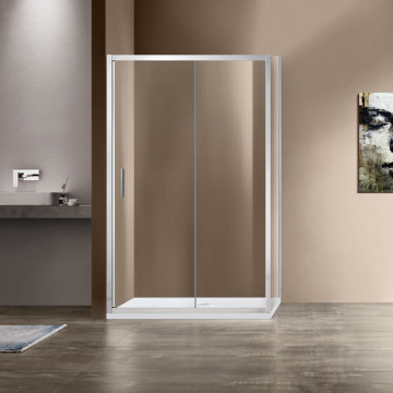 Душевой уголок Vincea Garda VSR-1G8010CL 100x80 хром/прозрачное