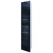 Пенал Marka One Visbaden 30П У73127 правый black stone